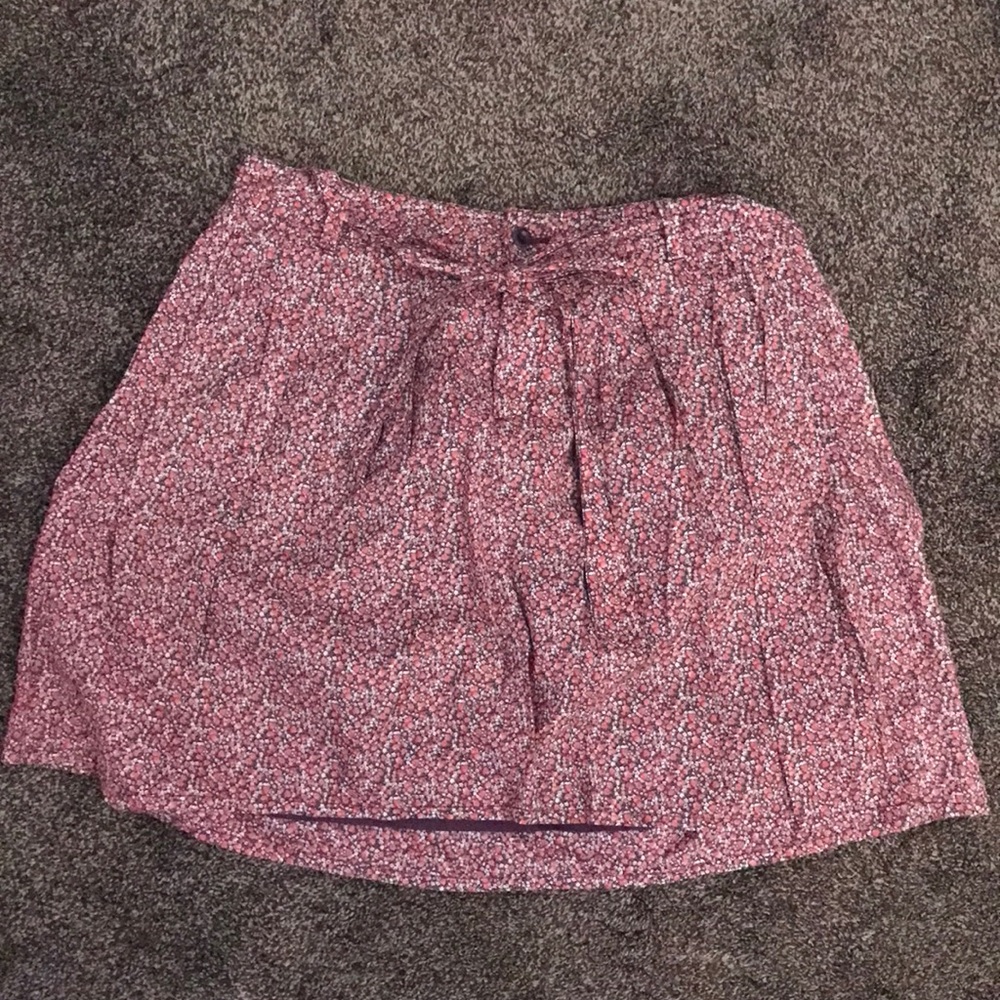 Floral pink skirt